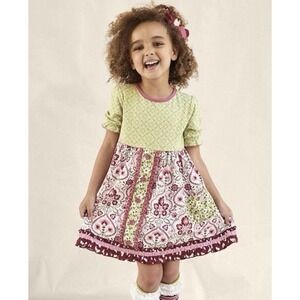 MATILDA JANE Heart To Heart Daydream Floral  Dress Sz 8